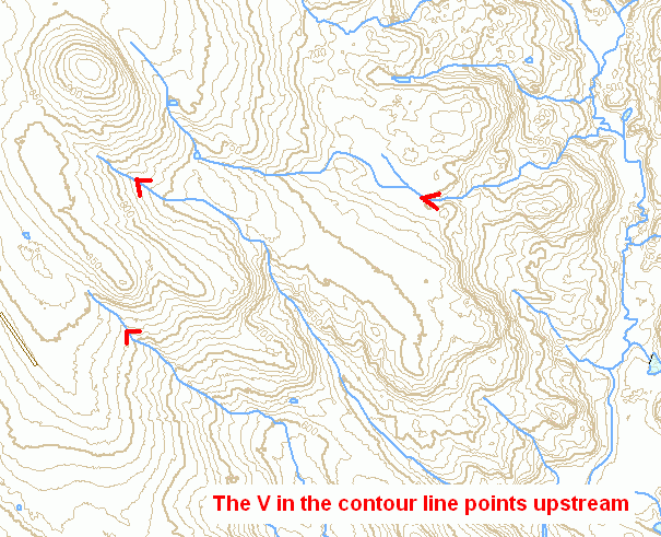 Example of slope direction 