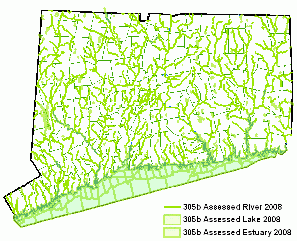 Connecticut 305(b) Assessed Waters 2008