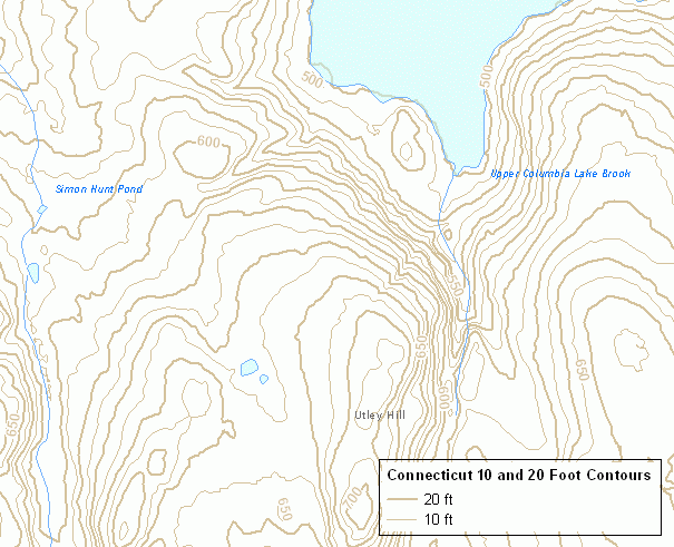 Example of Elevation Contours 2000