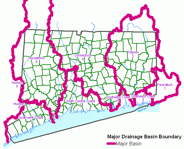 Example of Major Drainage Basins