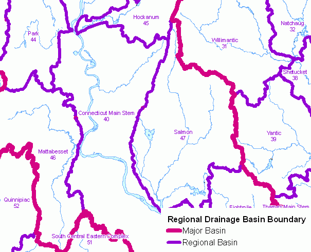 Example of Regional Drainage Basins