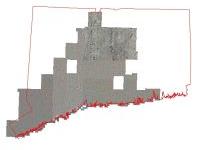 Coverage area of 2008 Urban Area Color Orthophotography