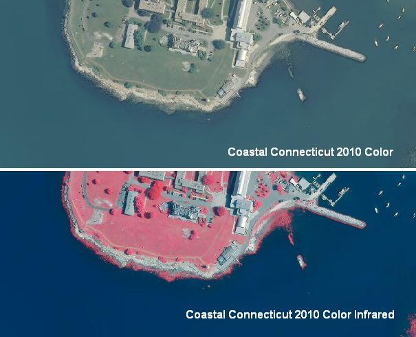 Example of 2010 Coastal Color and Color Infrared Orthophotography