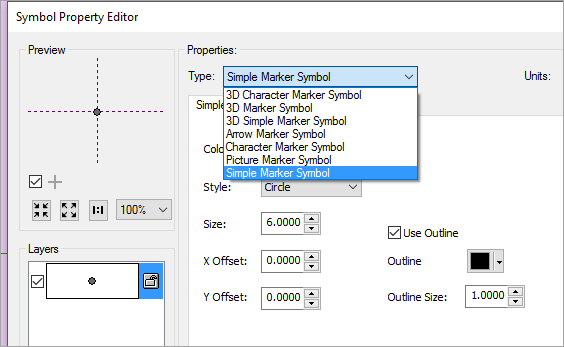 Simple Marker Symbol Simple Marker Symbol