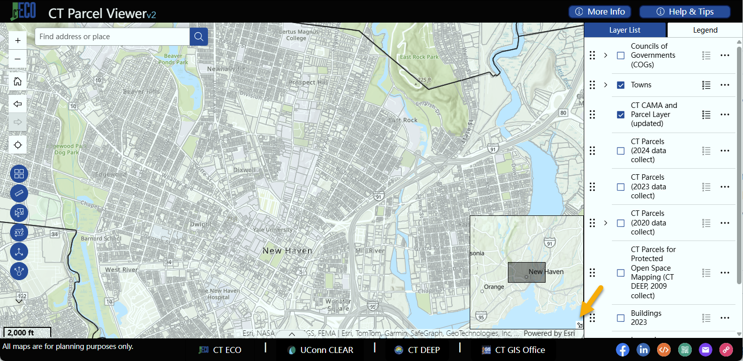 Overview map