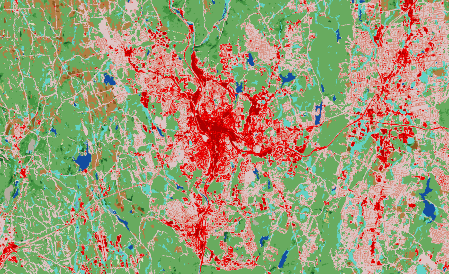 NLCD land cover layer